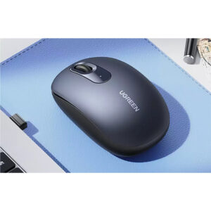 UGREEN 90550 2.4G Wireless Mouse - Midnight Blue: Ergonomic Design, Noiseless Clicking, Stable Connection up to 10 Meters