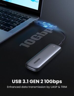 UGREEN 60354 M.2 NVMe SSD USB-C Enclosure - Portable External Storage Solution