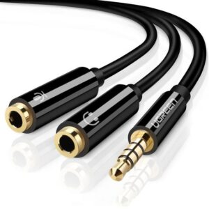 UGREEN 30620 3.5MM MALE TO 2 FEMALE AUDIO CABLE