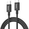 Hoco X23 Type C To Type C Charging Data Cable, 1M - Black