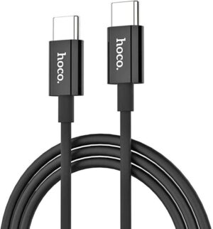 Hoco X23 Type C To Type C Charging Data Cable, 1M - Black