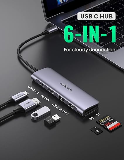 Ugreen 6 in 1 USB C Hub – UGREEN