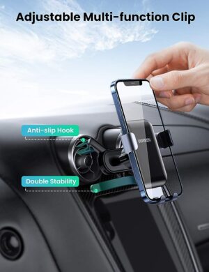 UGREEN 30401 GRAVITY PHONE HOLDER FOR ROUND AIR VENT