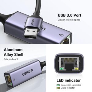 UGREEN 50922 USB 3.0 Gigabit Ethernet Network Adapter