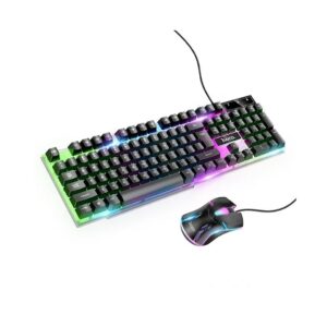 HOCO GM11 Terrific Glowing Gaming Keyboard and Mouse Set