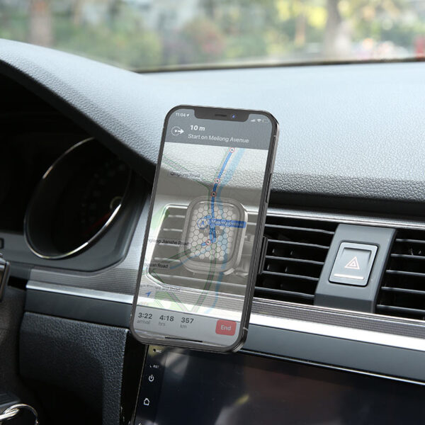 HOCO S49 Fuerte Series Magnetic Phone Holder for Car Air Outlet - Image 4