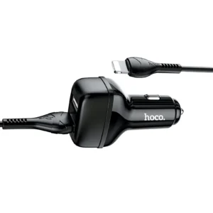 HOCO Z36 Leader Car Charger 5V 2.4A Dual Port Set with Lightning Cable