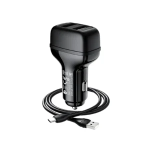 HOCO Z36 Leader Car Charger 5V 2.4A Dual Port Set with Type-C Cable