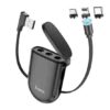 HOCO S50 3 IN 1 MAGNETIC STORAGE CHARGING CABLE FOR TYPE-C/LIGHTNING /MICRO