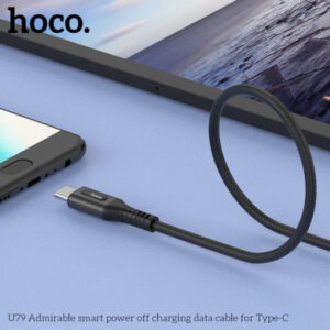 HOCO U79 ADMIRABLE SMART POWER OFF CHARGING DATA CABLE FOR TYPE-C