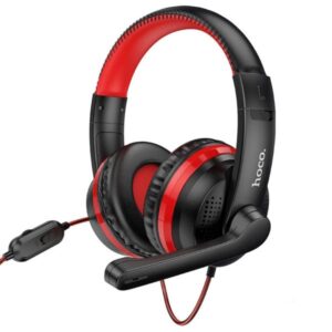 HOCO W103 MAGIC TOUR WIRED GAMING HEADSET – RED