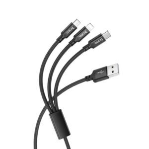 HOCO X14 TIMES SPEED 3-IN-1 CHARGING CABLE 1M