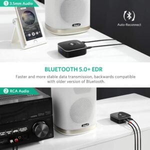 UGREEN 40759 W/L Bluetooth Audio Receiver 5.0