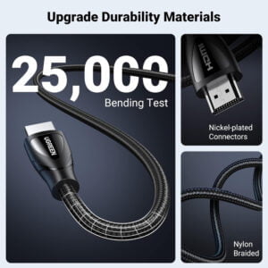 UGREEN 80403 8K HDMI to HDMI Braided Cable (2 Meters)