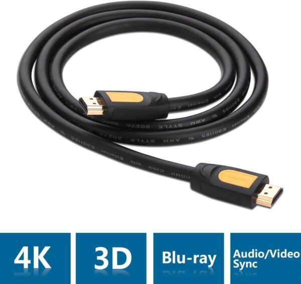 UGREEN 10167 4K HDMI 2.0 Male To Male Cable (5 Meter) - Image 3