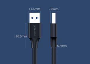 UGREEN 10310 USB 2.0 MALE TO MALE CABLE 1.5M