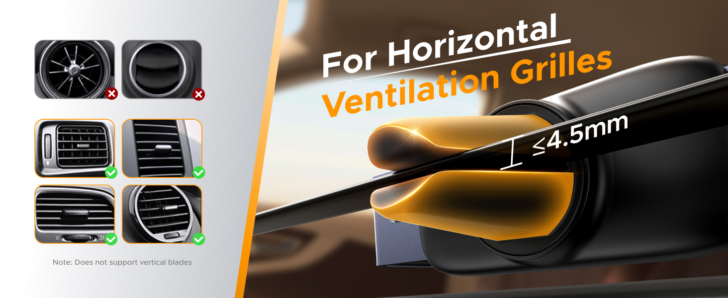 UGREEN 10422 Car Vent Phone Mount Mini Air Vent Clip Phone Holder 004