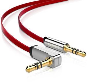 UGREEN 10728 3.5MM STRAIGHT TO 90 AUDIO CABLE 3M FLAT