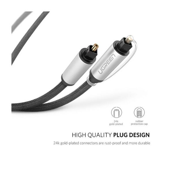 UGREEN 10771 TOSLINK OPTICAL AUDIO CABLE 3M - Image 5