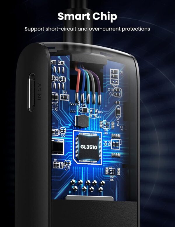 UGREEN 10915 4 Ports Powered USB 3.0 Hub - Image 5