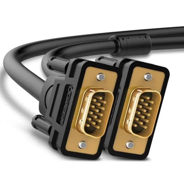UGREEN 11646 VGA SVGA HD15 Male to Male Video Coaxial Monitor Cable