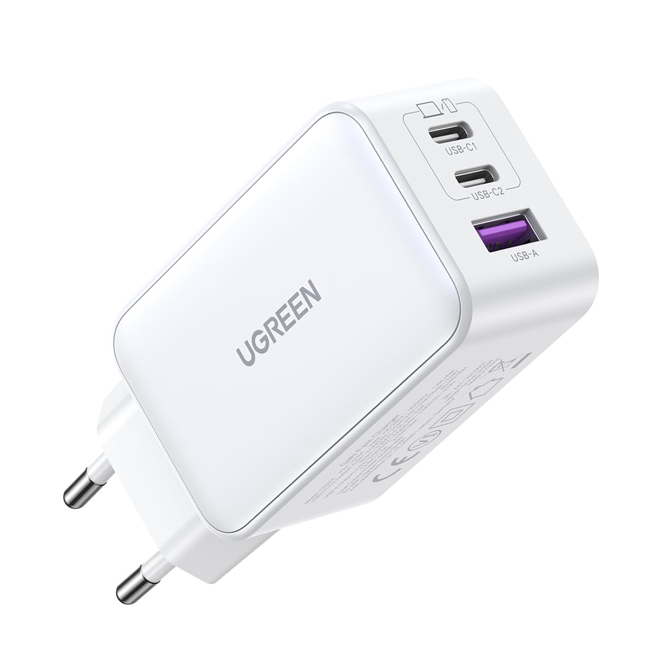 UGREEN 15334 Nexode 65W GaN USB C Wall Charger (EU Plug) for iPhone 17/16/15, Galaxy S25/S24 - Image 3