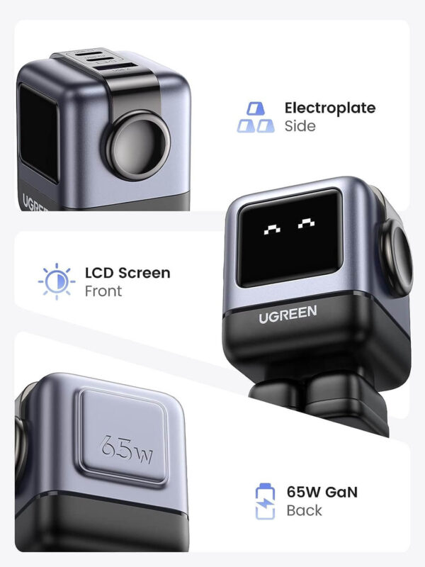 UGREEN 15570 Nexode RG 65W USB C GaN Charger - Image 2