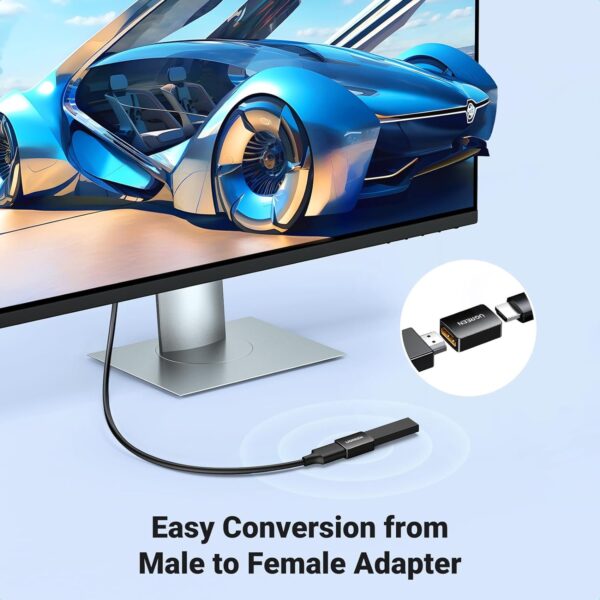 UGREEN 20107 HDMI Coupler 4K@60Hz HDMI Female to Female Adapter - Image 3