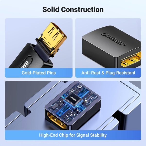 UGREEN 20107 HDMI Coupler 4K@60Hz HDMI Female to Female Adapter - Image 6