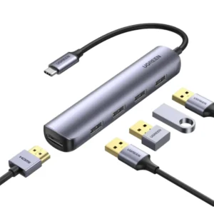 UGREEN 20197 USB C 5-in-1 Multiport Hub HDMI 4K@30Hz