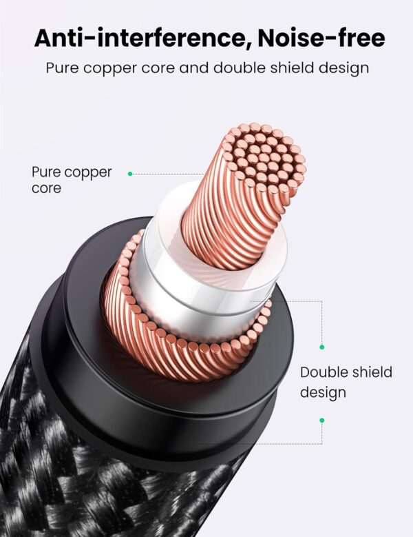 UGREEN 20244 3.5mm to XLR Male to XLR Female Microphone Cable (2 Meter) - Image 6
