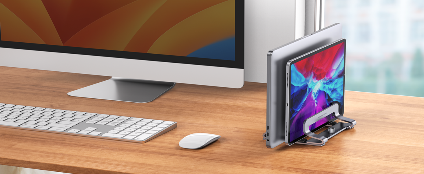 UGREEN 20471 Vertical Laptop Stand Holder for Desk Adjustable Aluminum Stand 003