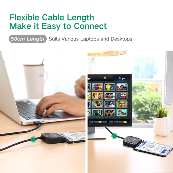UGREEN 20611 SATA to USB 3.0 Adapter Cable with UASP - Image 5