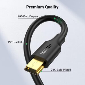 UGREEN 30472 USB 2.0 Male to Mini 5-Pin Male Cable (2 Meter)