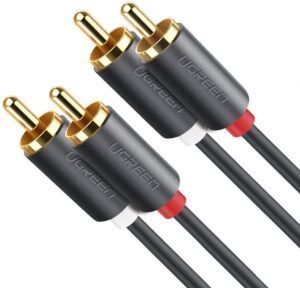 UGREEN 30747 2RCA MALE TO 2RCA MALE CABLE 1M