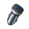 UGREEN 30780 Aluminum PD 20W & QC18W Fast Car Charger Adapter