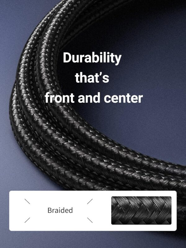 UGREEN 30791 Cat 7 Ethernet Cable Braided (10 Meter) High Speed Network Cord 10Gbps 600Mhz POE RJ45 - Image 4
