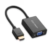 UGREEN 40233 HDMI to VGA Adapter with Audio and Micro USB