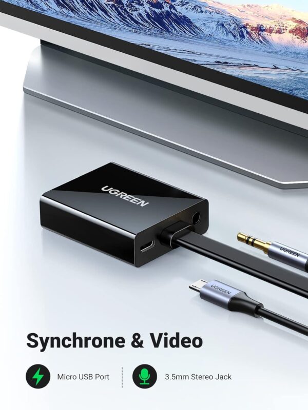UGREEN 40248 HDMI to VGA with Audio Converter - Image 3