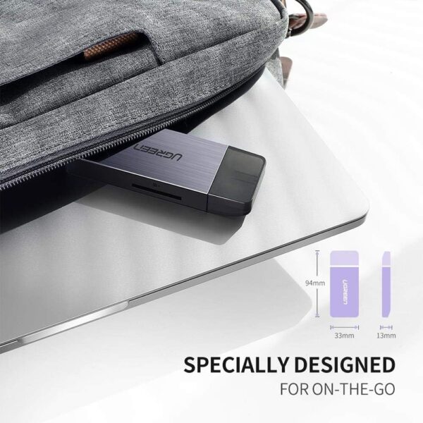 UGREEN 50541 USB 3.0 4-in-1 High-Speed SD Card Reader Adapter Supports CF, SD, Micro SD, MS, UHS-I, SDXC, SDHC - Image 7