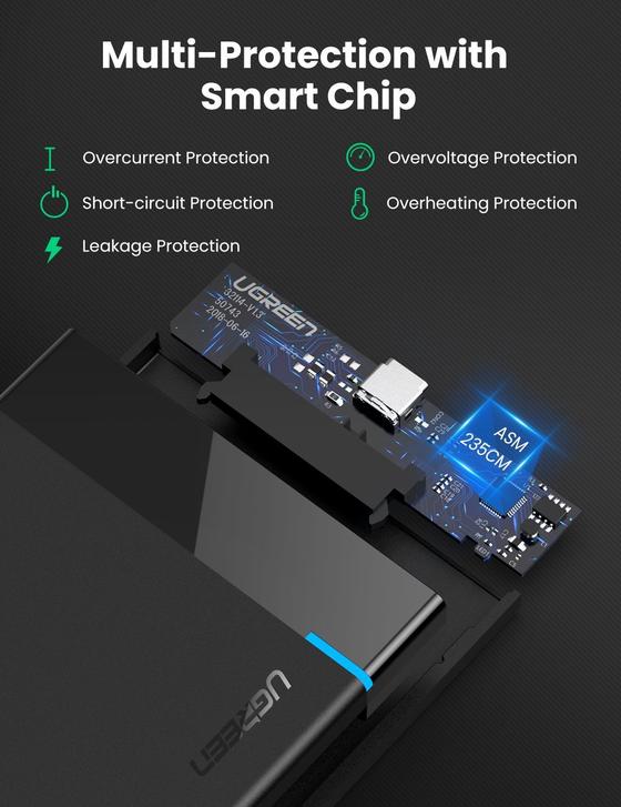 UGREEN 50743 2.5-Inch Hard Drive Enclosure USB-C - Image 6