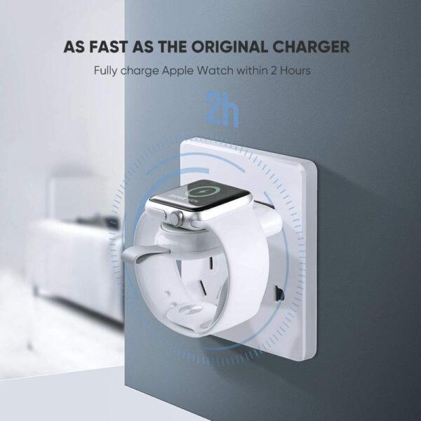 UGREEN 50944 Portable Magnetic Charger for Apple Watch (MFi Certified) - Image 3