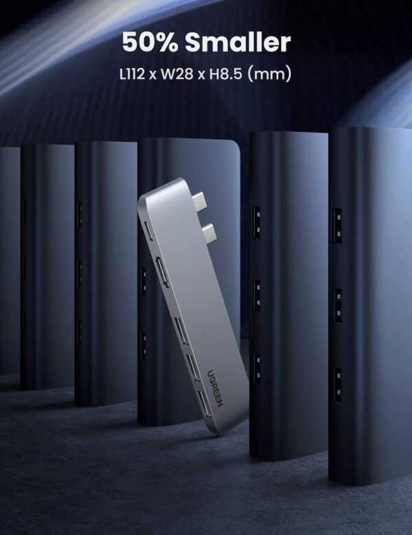 UGREEN 60559 5 in 1 MacBook Hub USB-C to 4K HDMI Thunderbolt 3 PD 100W - Image 6