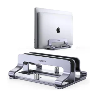 UGREEN 60643 2-Slot Vertical Laptop Stand Holder Desk Aluminum Stand