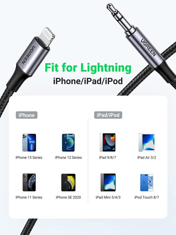 UGREEN 70509 LIGHTNING TO 3.5MM CABLE - Image 2