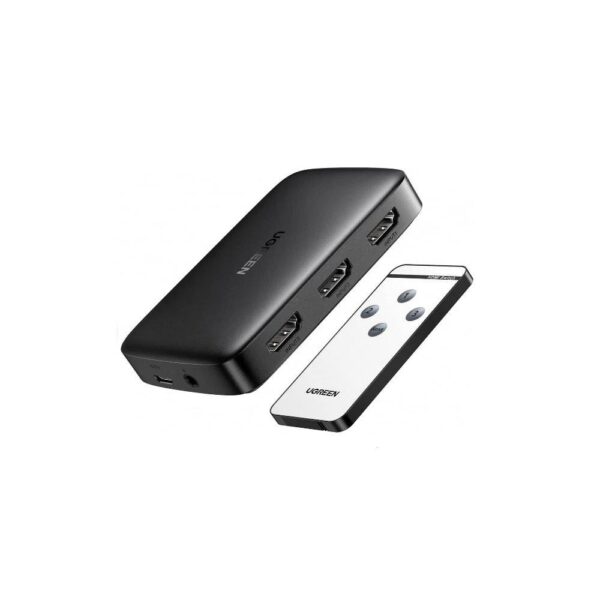 UGREEN 80125 HDMI SWITCHER 3 IN 1 OUT 4K