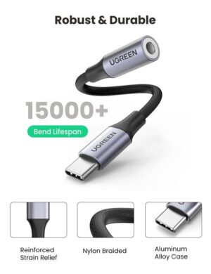 UGREEN 80154 USB Type-C To 3.5mm Audio Adapter