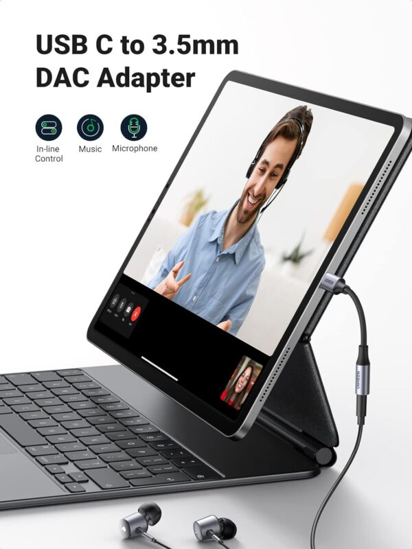 UGREEN 80154 USB Type-C To 3.5mm Audio Adapter - Image 6
