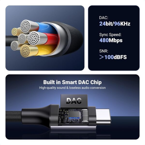 UGREEN 80154 USB Type-C To 3.5mm Audio Adapter - Image 7