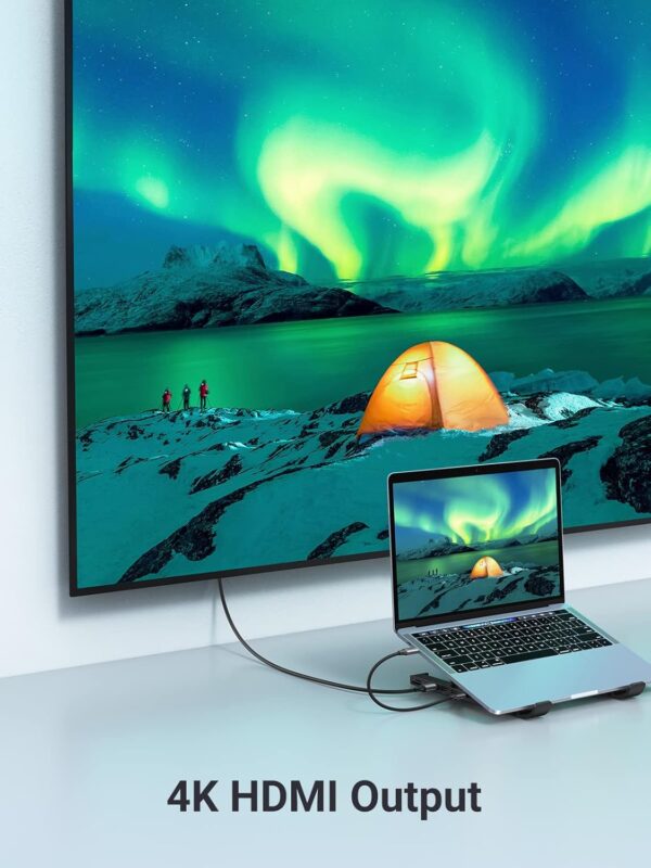 UGREEN 80551 X-Kit USB-C Hub Docking Station with Laptop Stand - Image 4